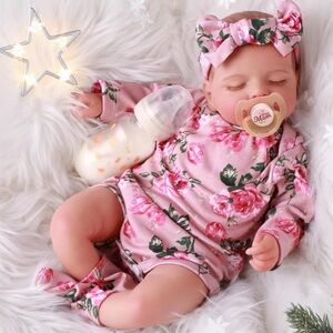 Lifelike Reborn Baby Dolls - Sleeping Realistic Newborn Soft Body Real Life